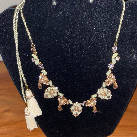 Touchstone Crystal Necklace By Swarovski EUC - Picture 3 of 6